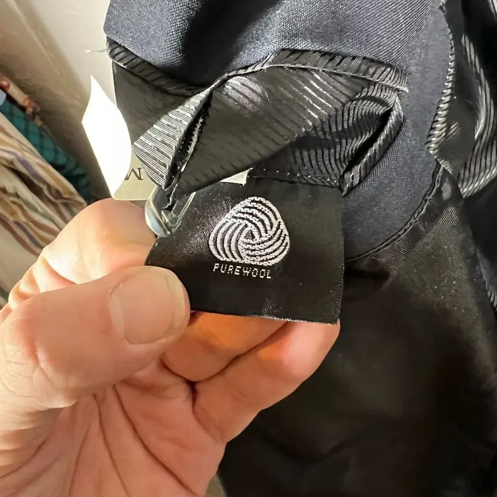 Mont Blanc Wool Blazer Jacket